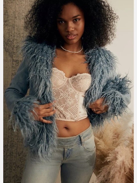 Urban Outfitters Jackets & Blazers - urban outfitters britney jacket blue small